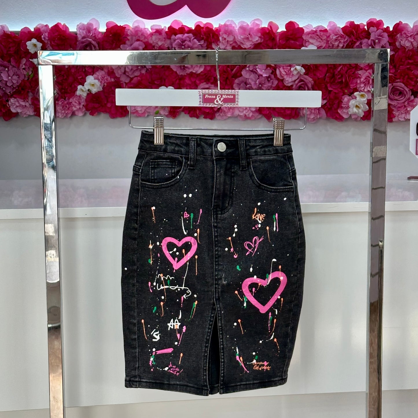 Falda jeans Love