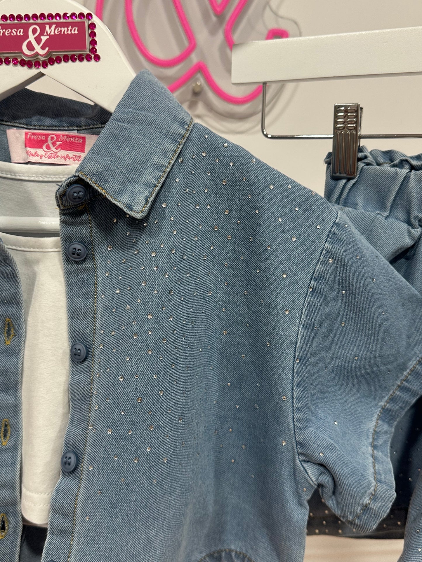 Conjunto oversize jeans