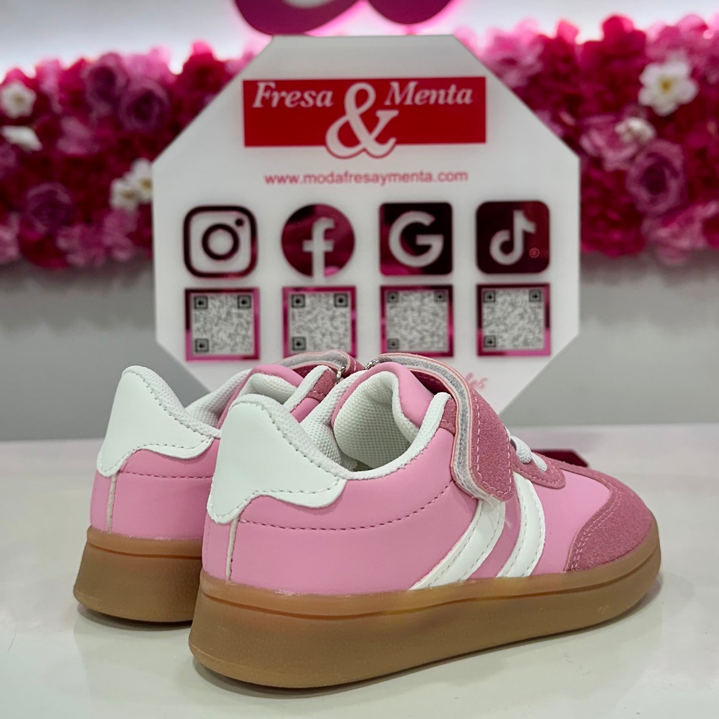 Zapatillas vintage fucsia