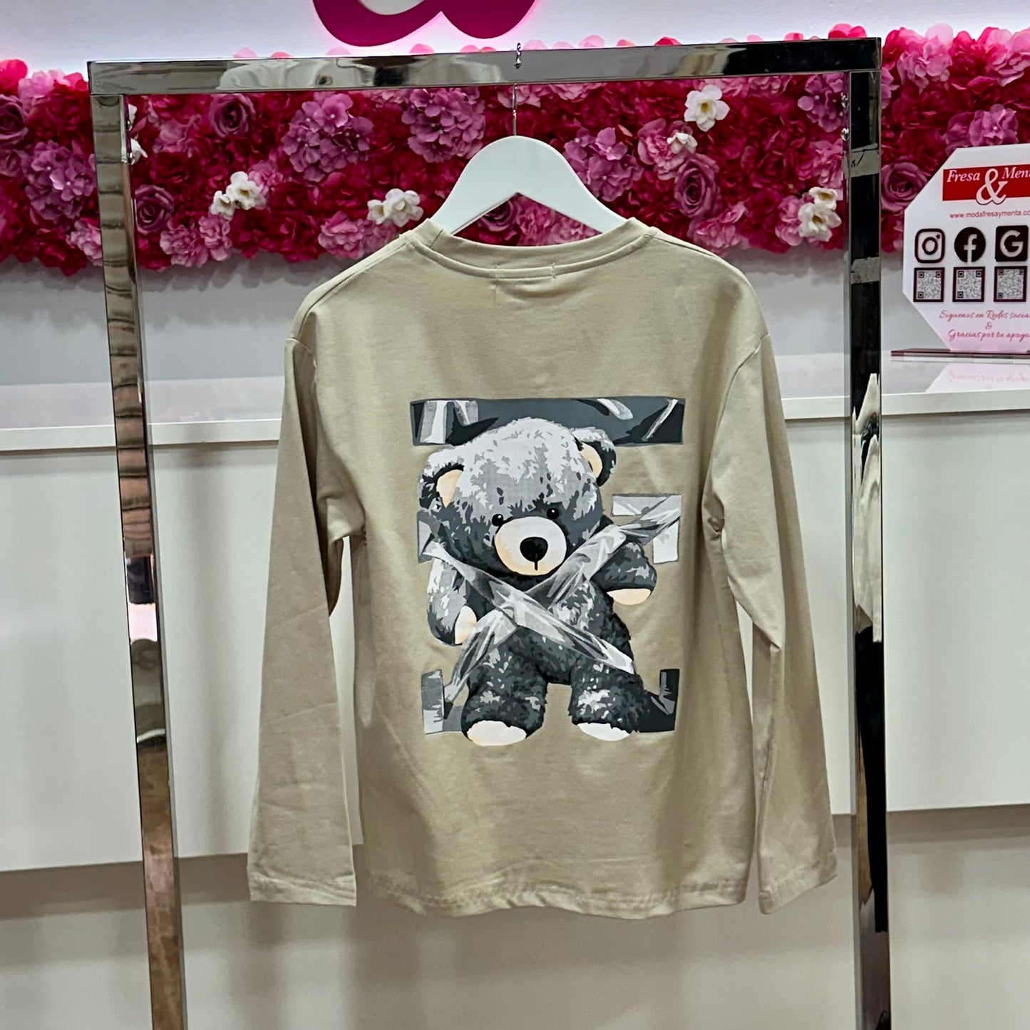 Camiseta inspiracion oso