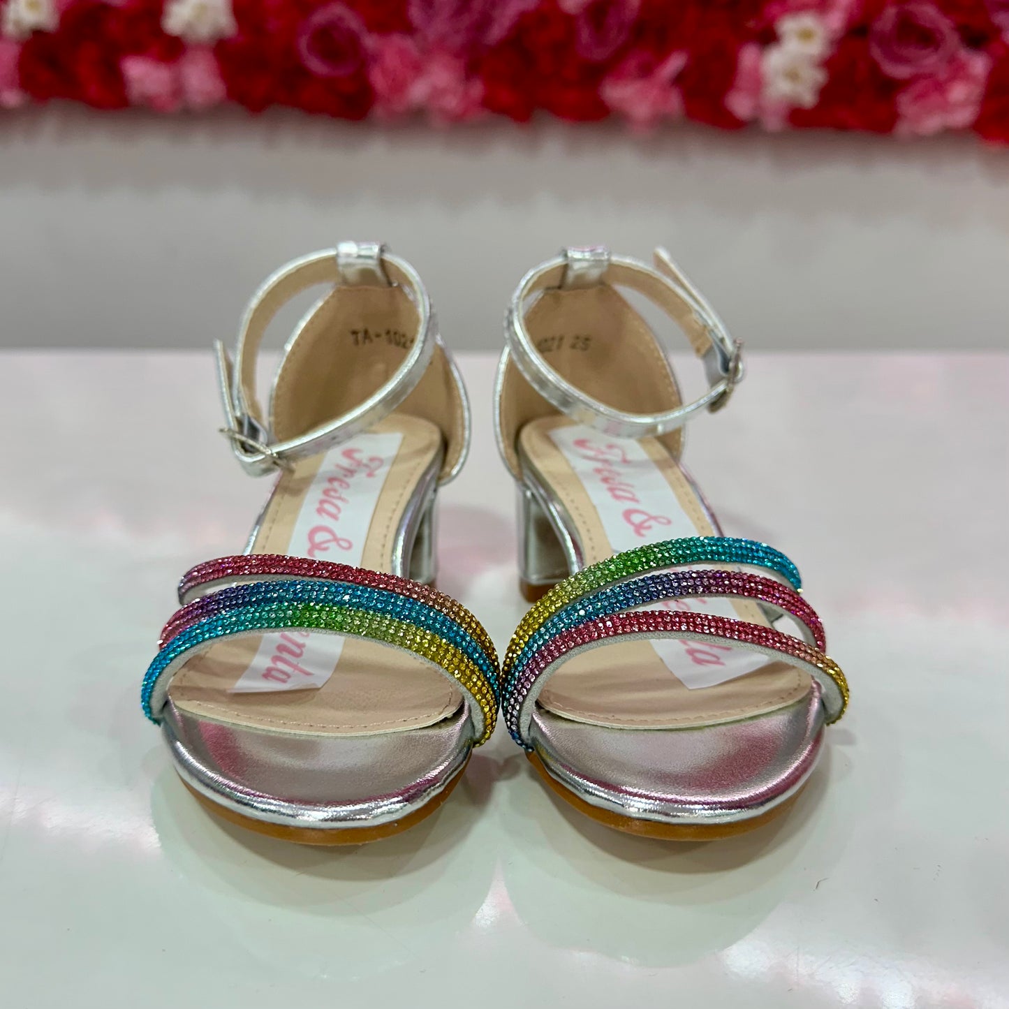 Tacones plata