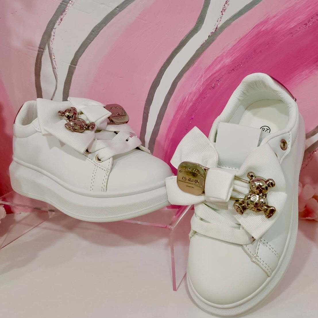 Zapatillas lazo osito