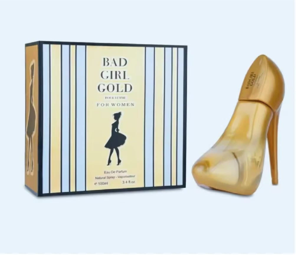 Perfume tacón oro