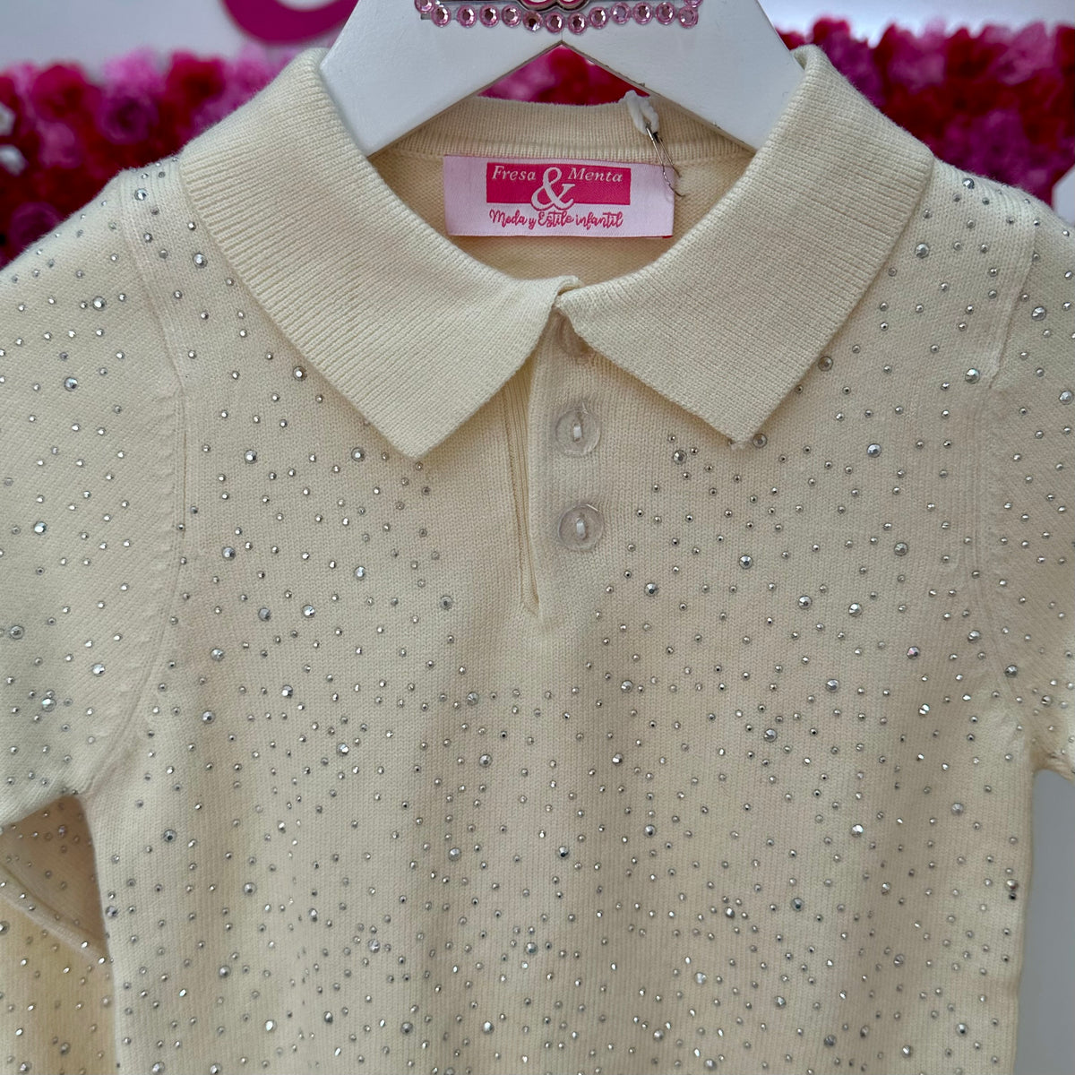 Jersey polo brillos