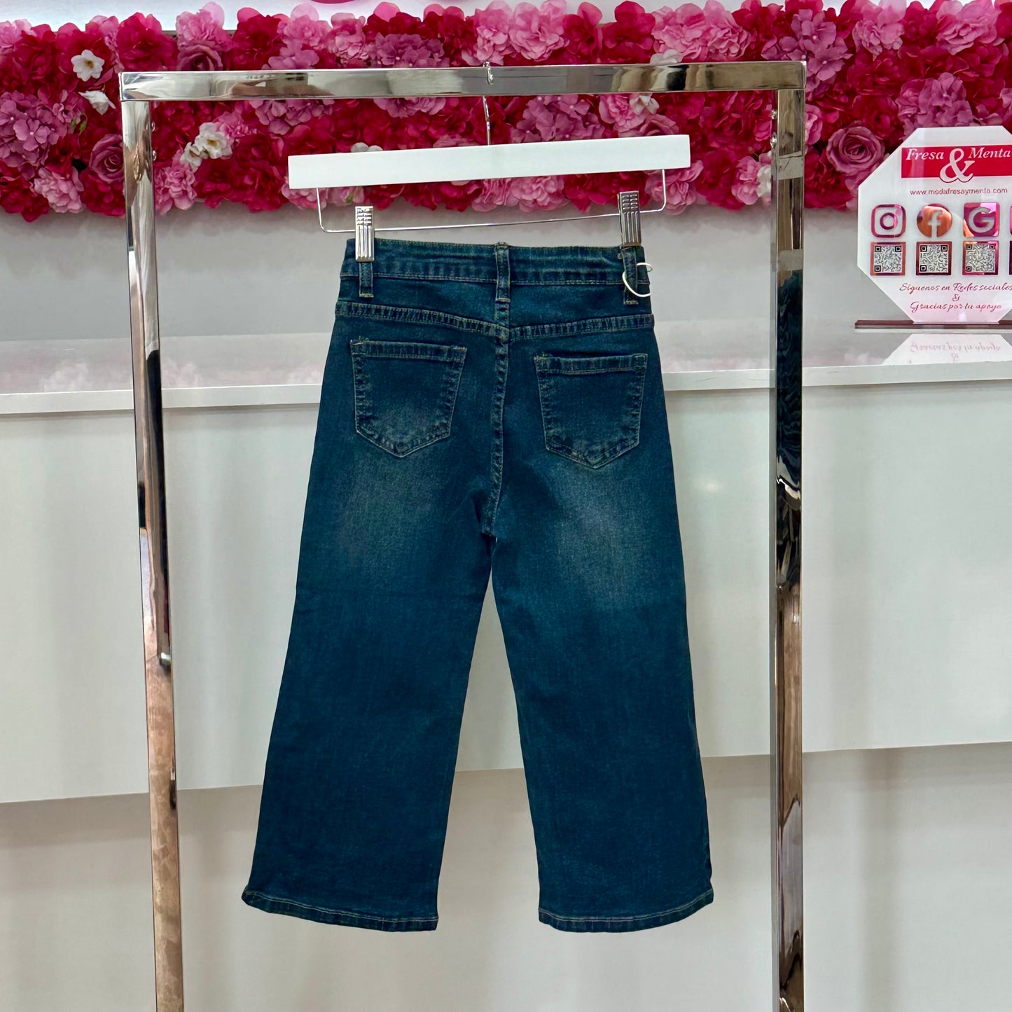Jeans bolsillo elástico