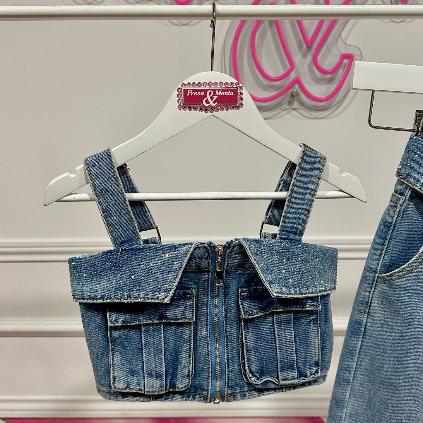 Conjunto jeans Rihanna