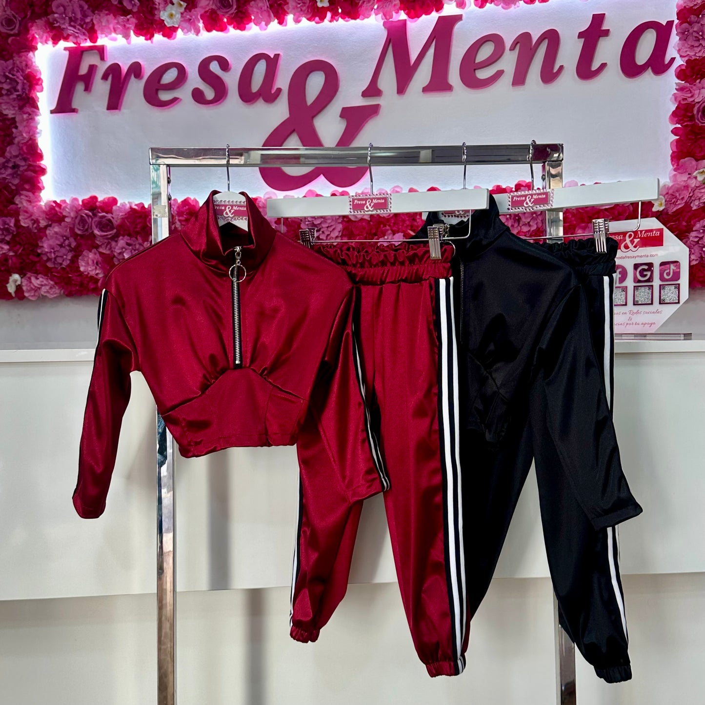 Conjunto inspiración satén