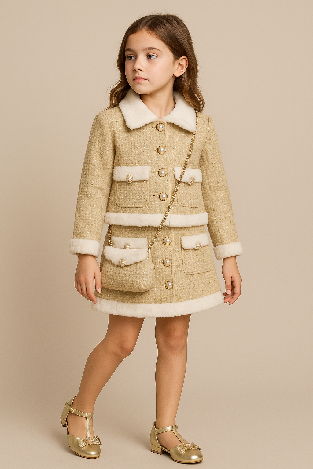 Conjunto tweed Brillo