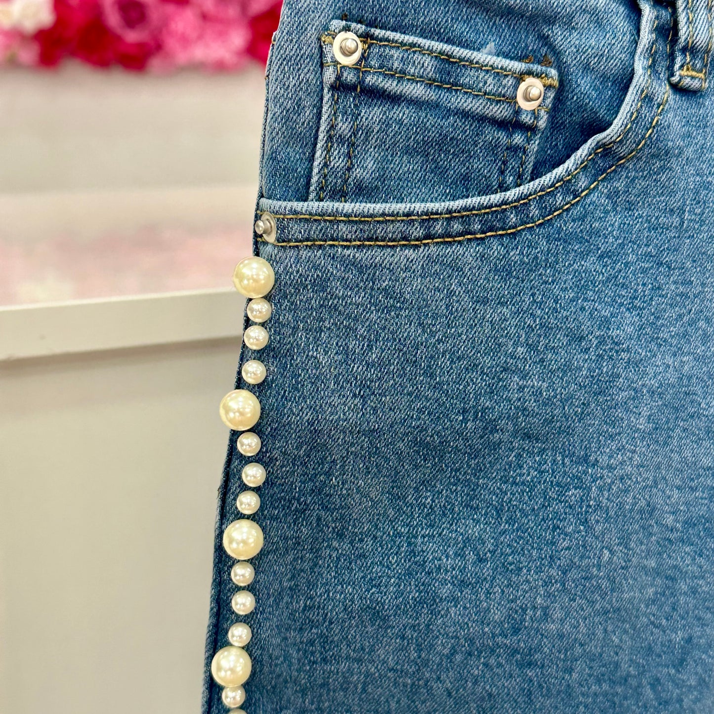 Pantalón perlas