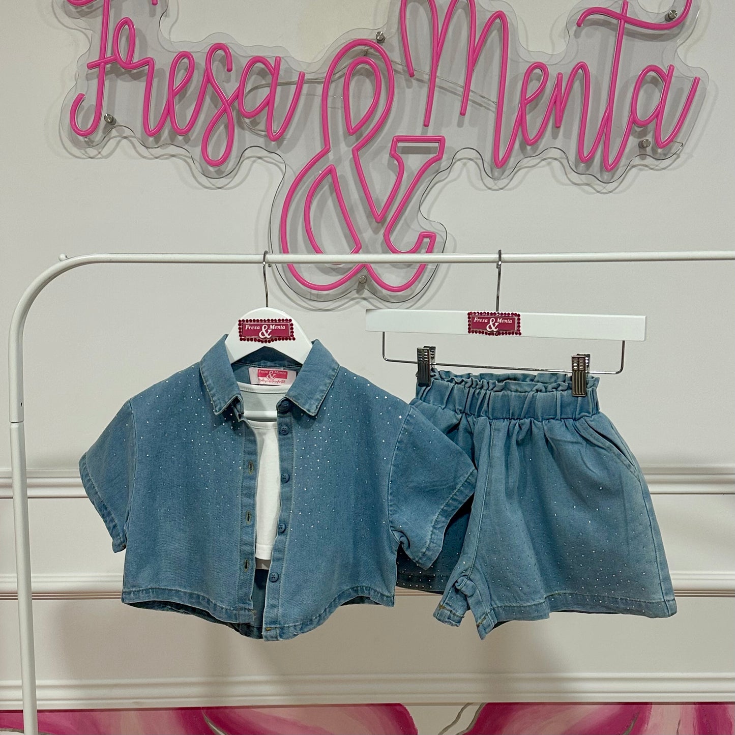 Conjunto oversize jeans