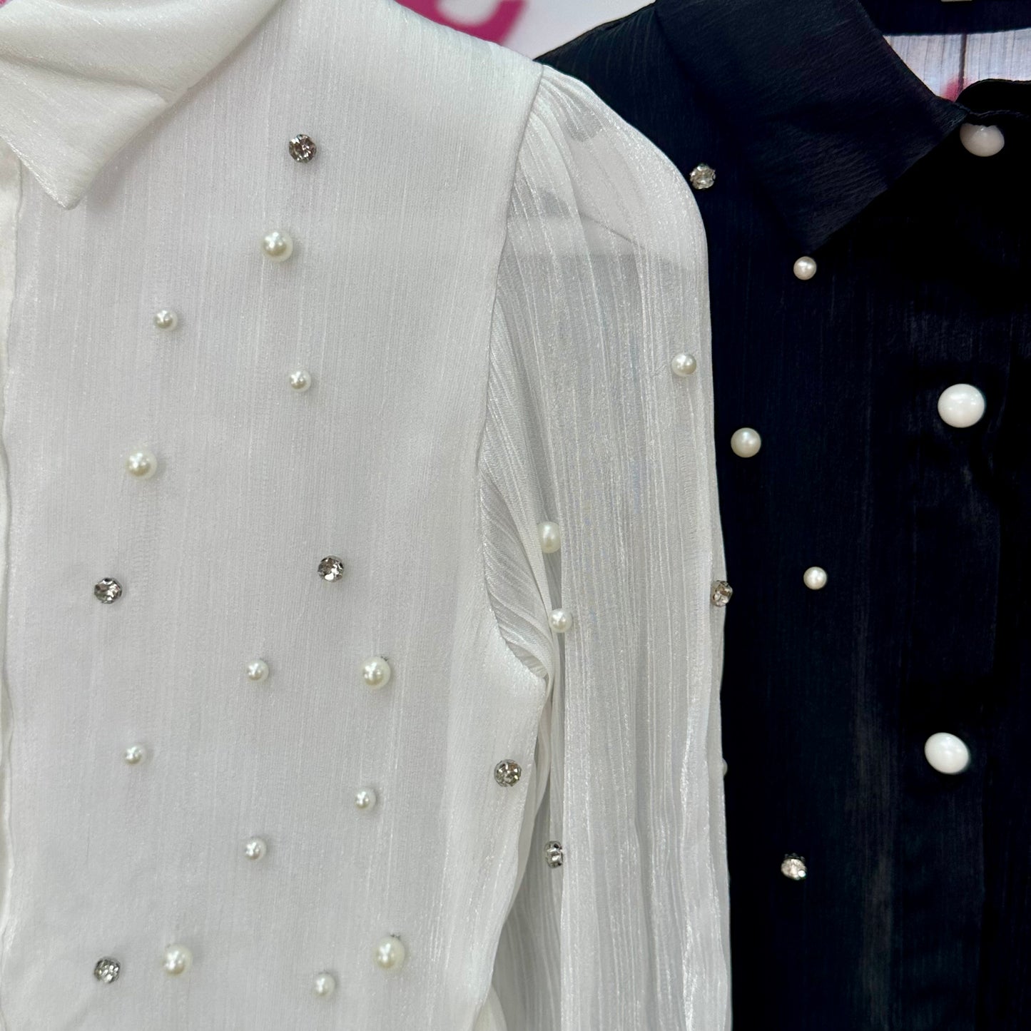 Camisa perlas