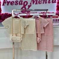 Conjunto Falda Red