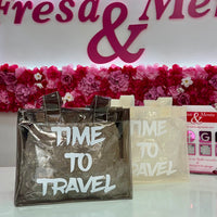 Bolso playa transparente