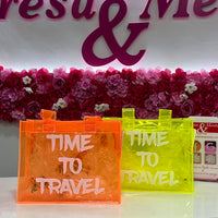 Bolso playa transparente
