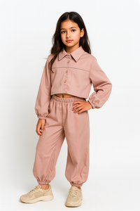 Conjunto camisa y pantalón globo