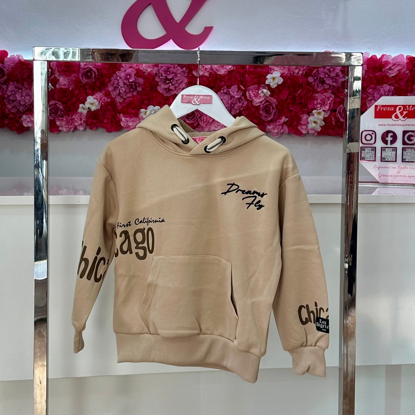 Sudadera Chicago con capucha