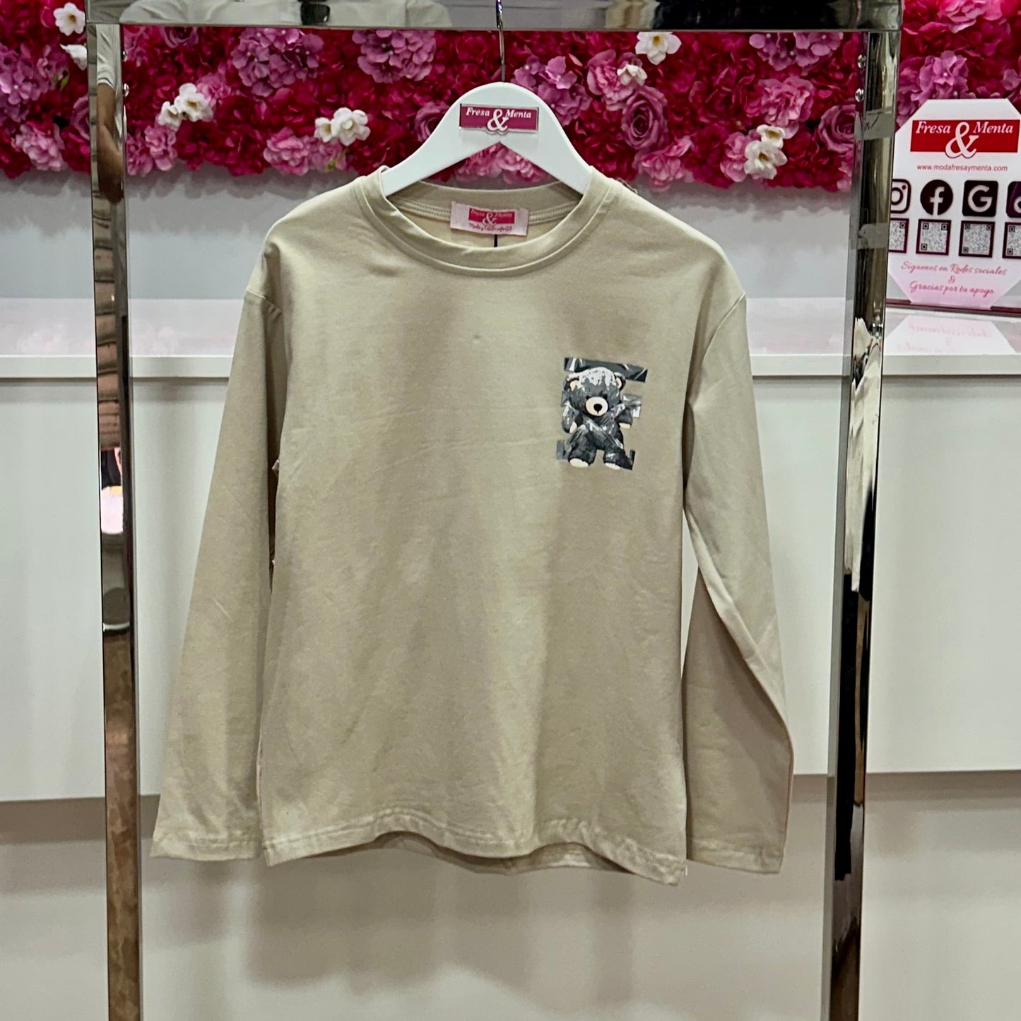 Camiseta inspiracion oso