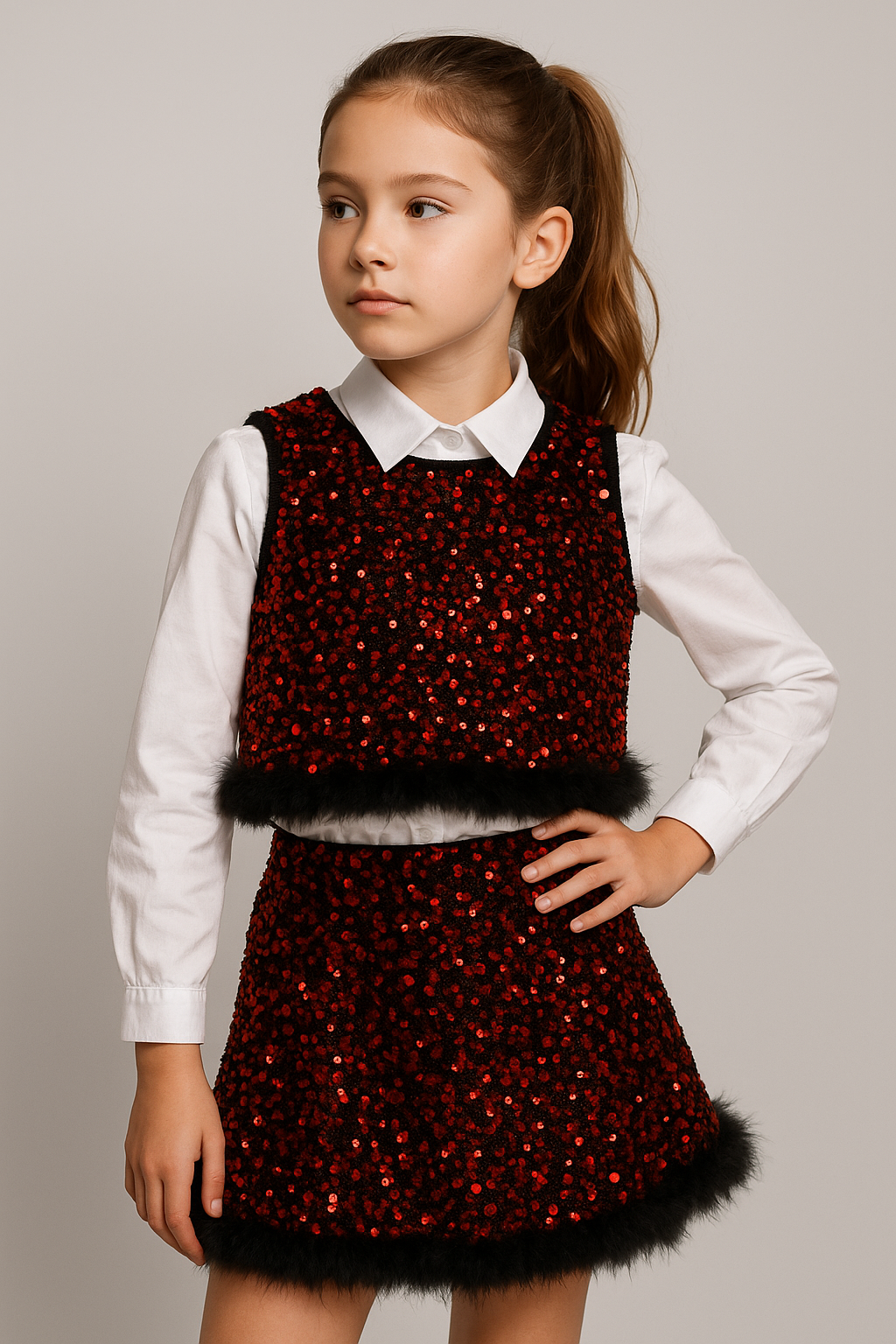 Conjunto lentejuelas