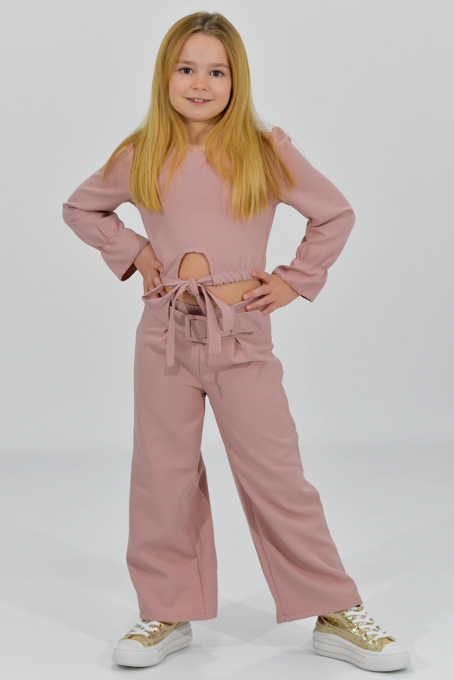 Conjunto pantalón ancho