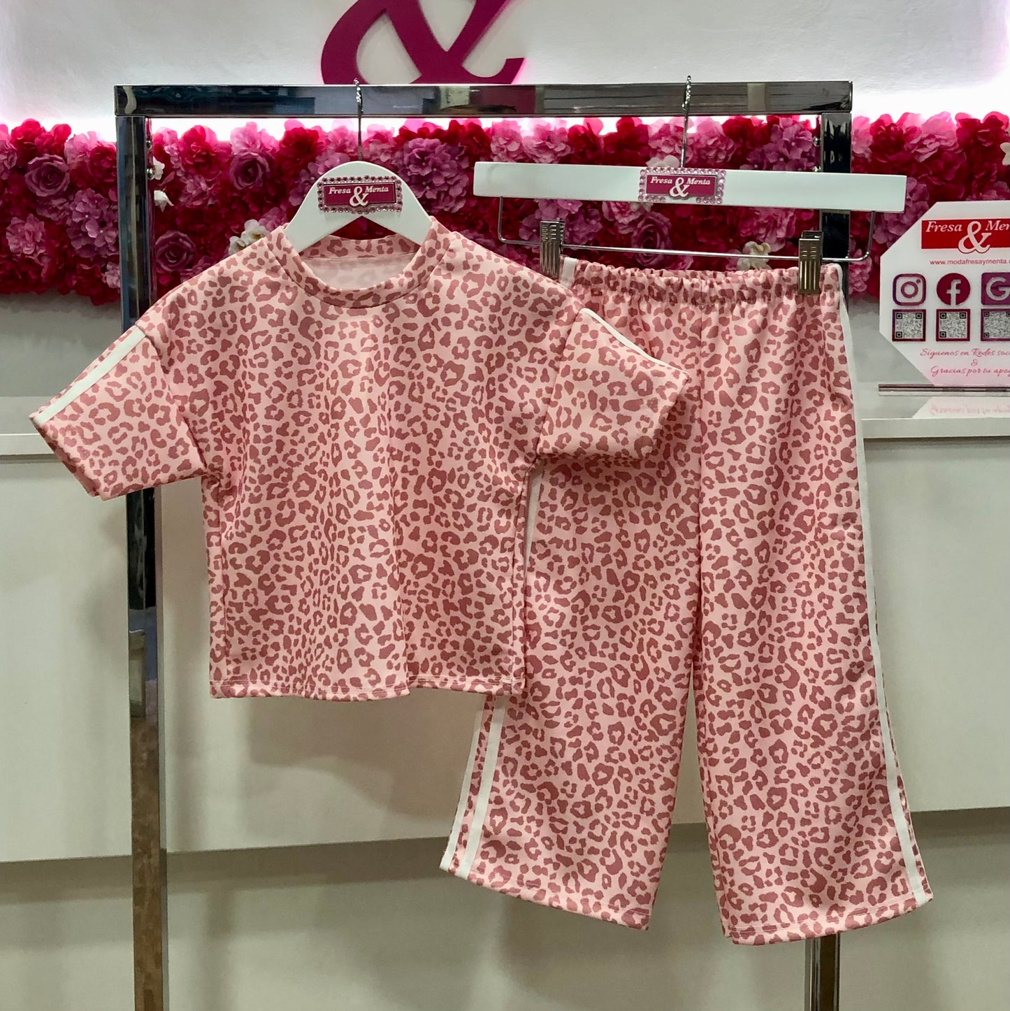 Conjunto Leopardo oversized