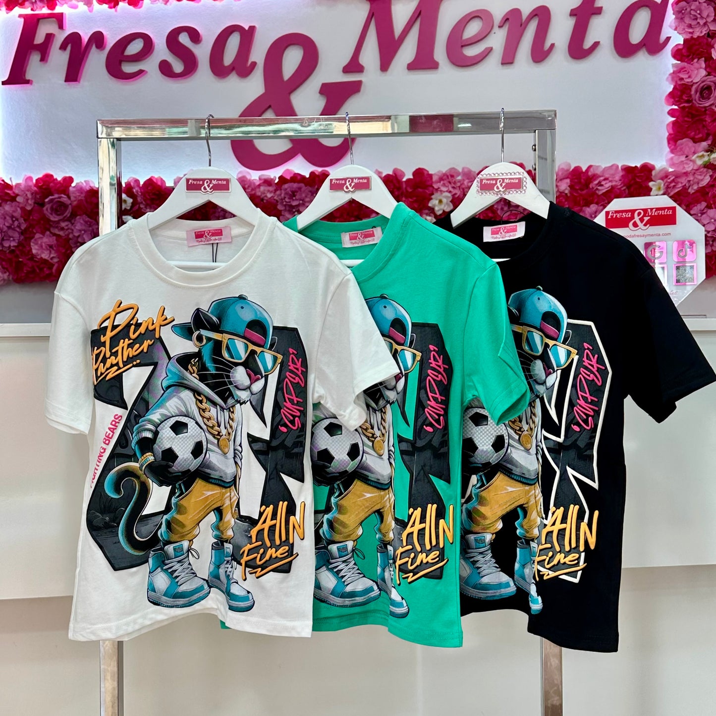 Camiseta Pink panther