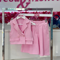 Conjunto chaleco vestir
