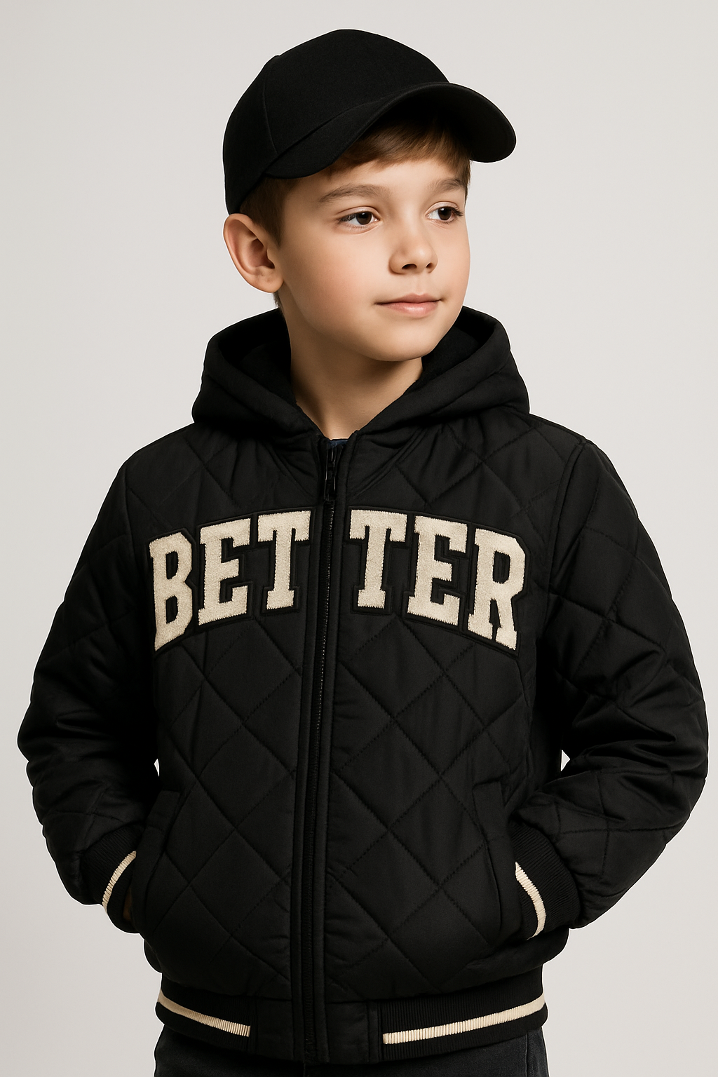 Chaqueta acolchada forrada de pelo “BETTER”