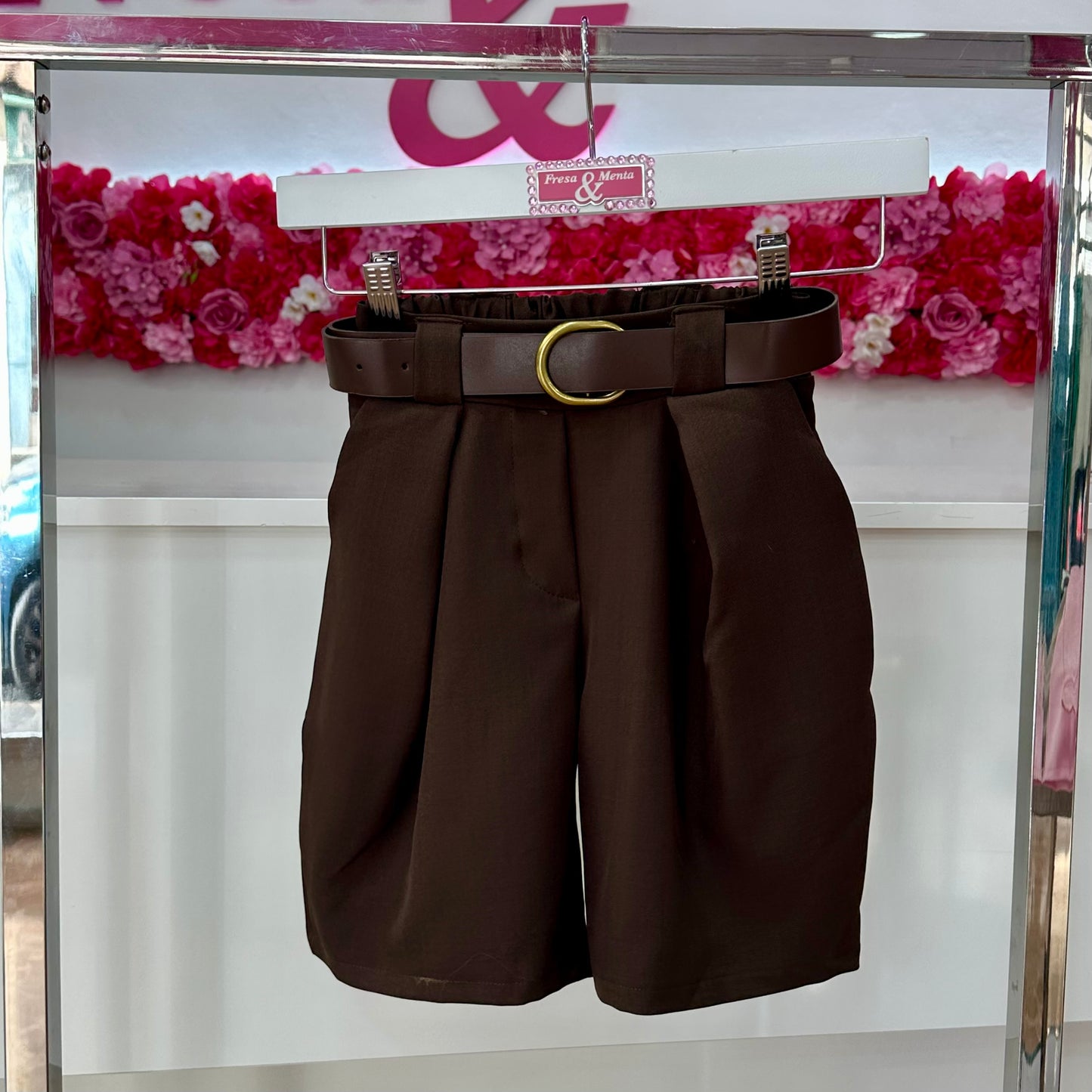 Pantalón vestir con cinturón