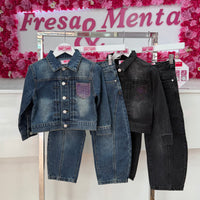 Conjunto jeans ancho