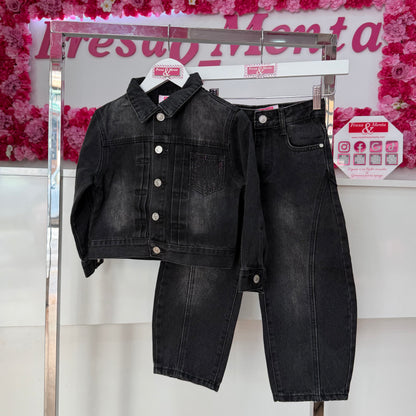 Conjunto jeans ancho