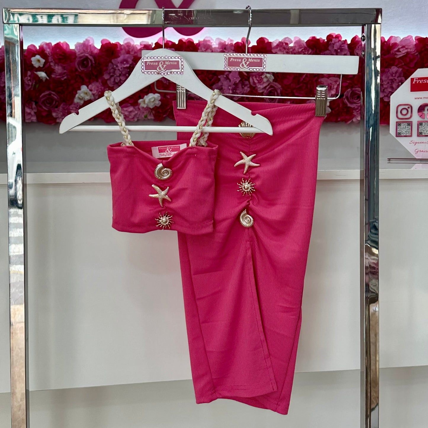 Conjunto paraíso dorado