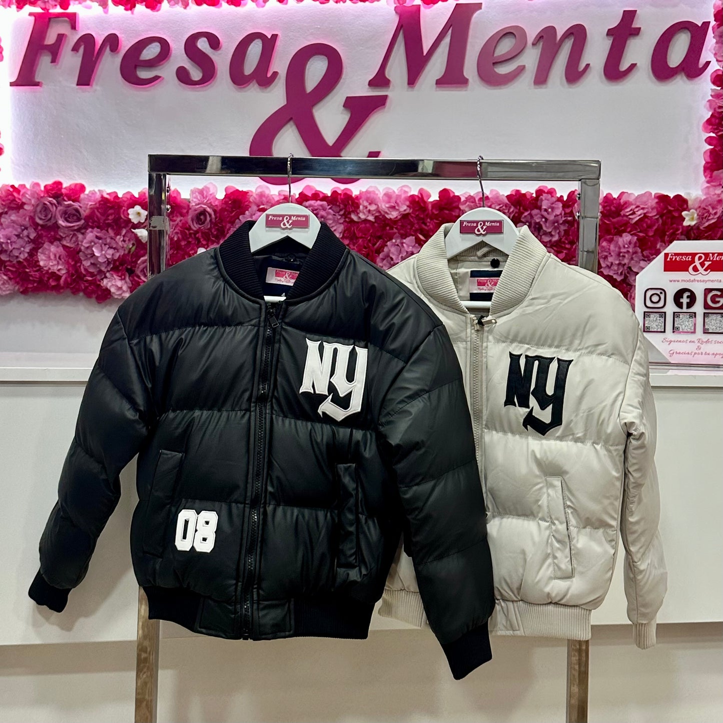 Bomber NY efecto poli piel