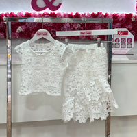 Conjunto crochet  falda