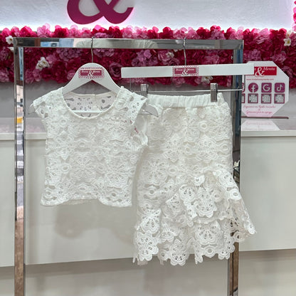 Conjunto crochet  falda