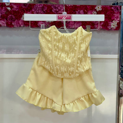 Conjunto corset short