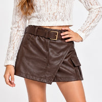 Falda Pantalón poli piel