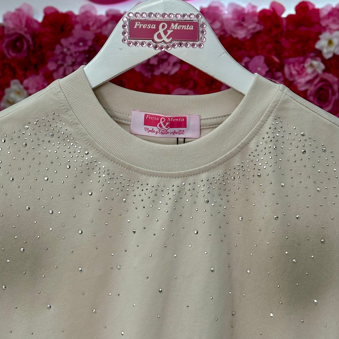 Camiseta brillos