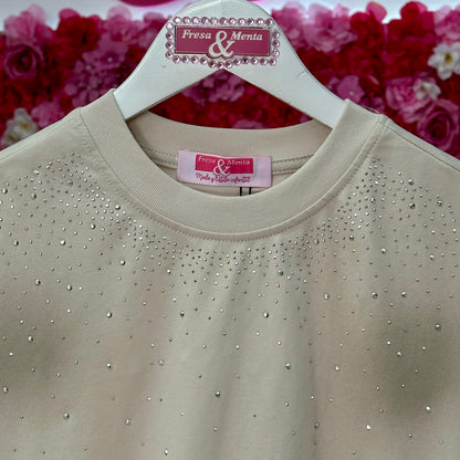 Camiseta brillos