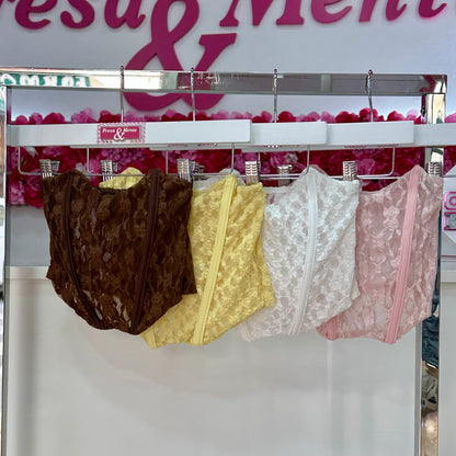 Corset encaje
