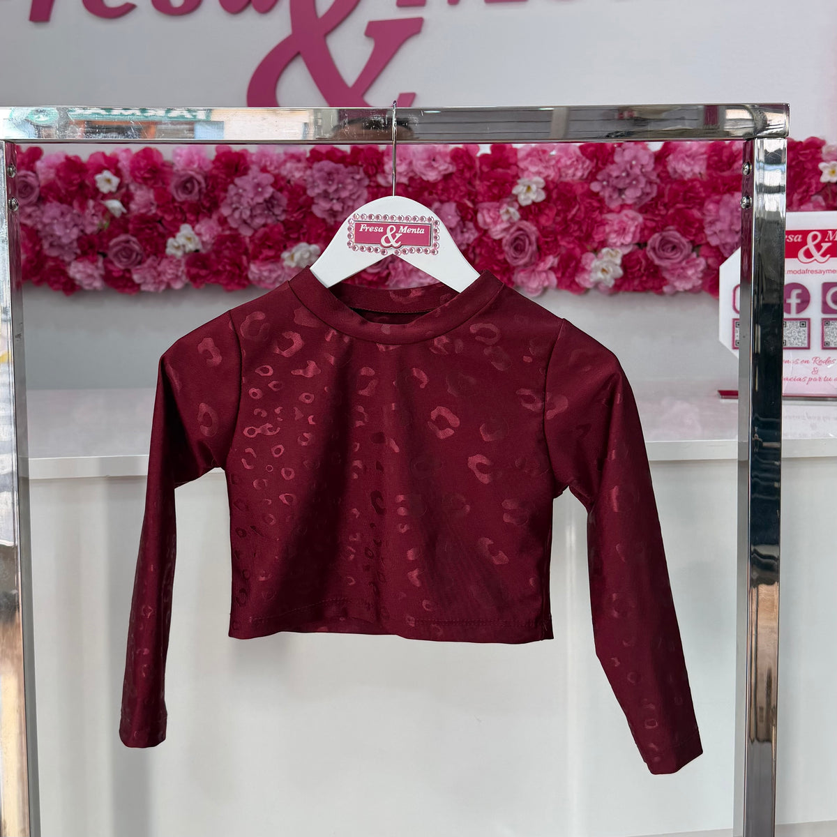 Camiseta reflejo leopardo