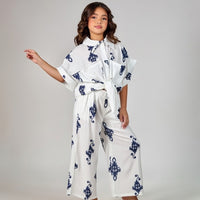 Conjunto camisa y pantalón ancho