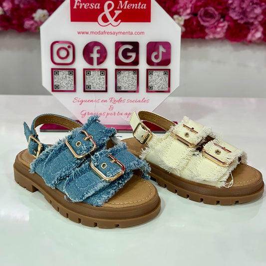 Sandalia jeans