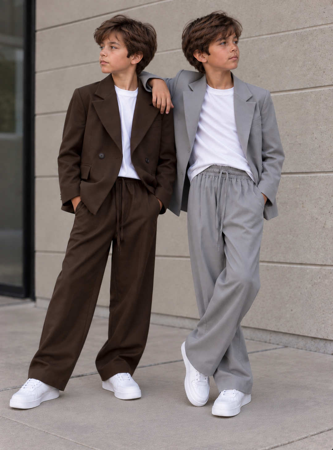Traje blazer oversize