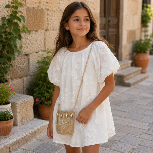 Vestido con bolso