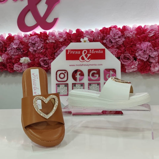 Sandalia Mule Corazon