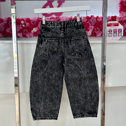Jeans oversize con cremallera
