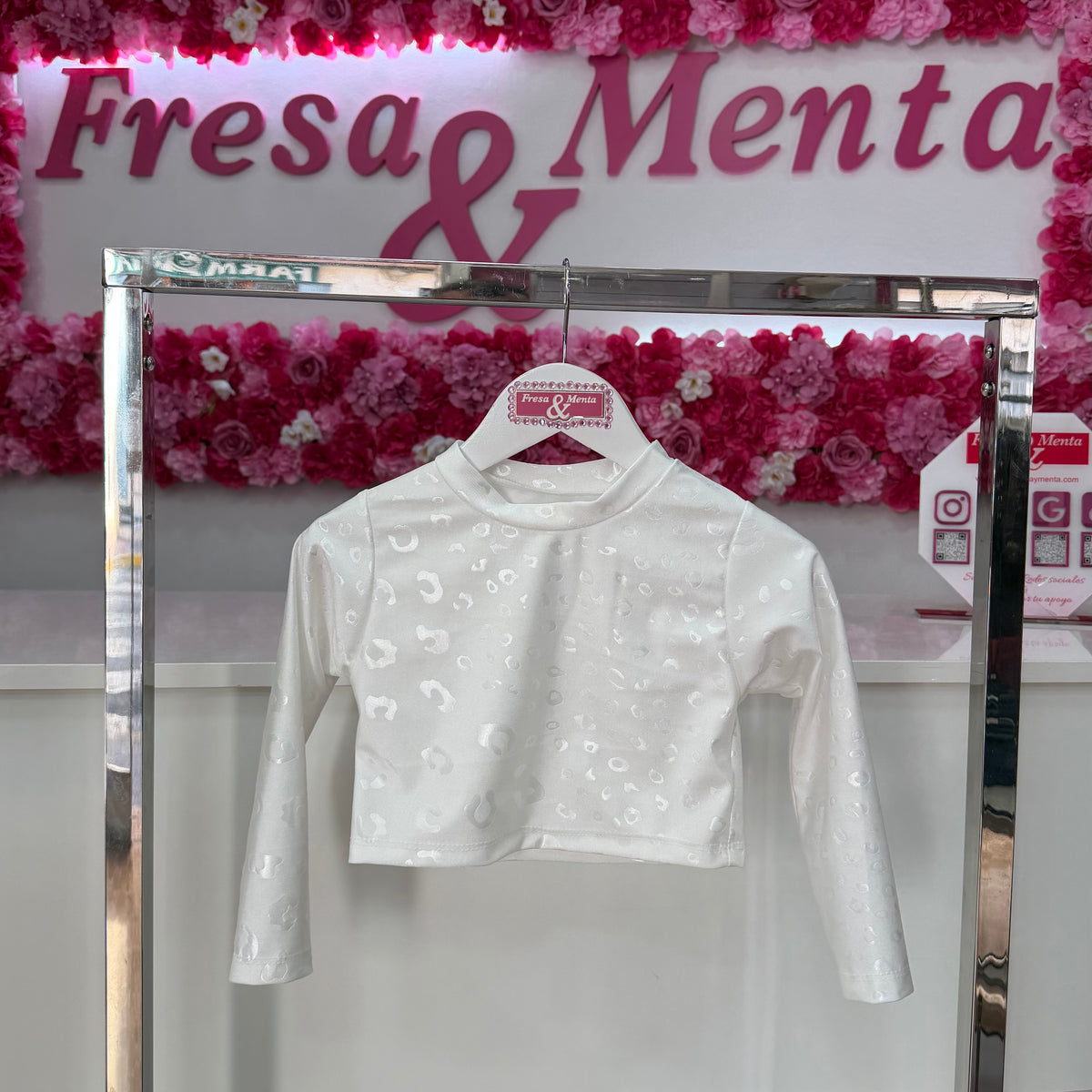 Camiseta reflejo leopardo
