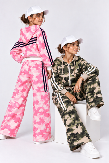 Conjunto oversized camuflaje