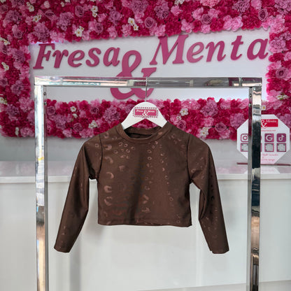Camiseta reflejo leopardo
