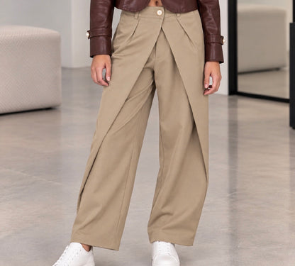 Pantalón cruzado vestir
